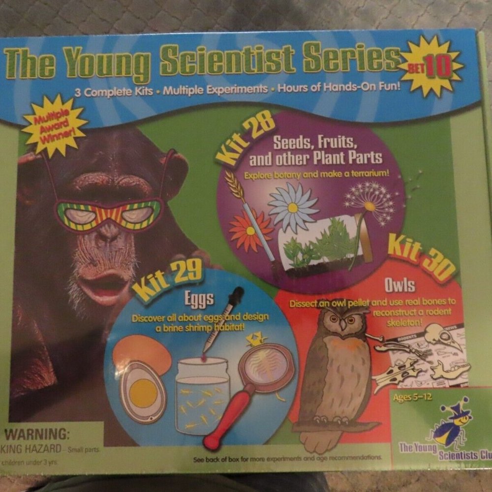 The Young Scientist Series; Set 10; Kits 28-30; NEW